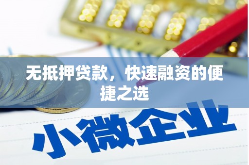 沙鹿无抵押贷款，快速融资的便捷之选