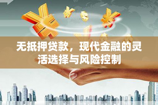 府谷无抵押贷款，现代金融的灵活选择与风险控制