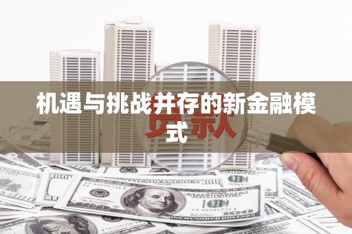 芗城机遇与挑战并存的新金融模式