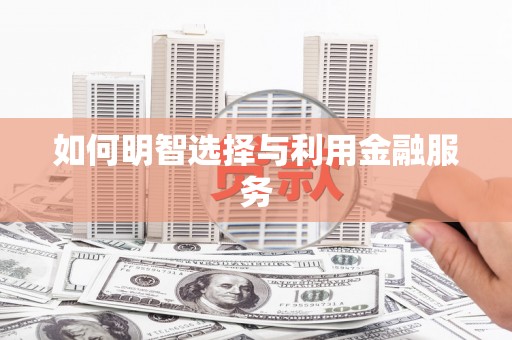 增城如何明智选择与利用金融服务