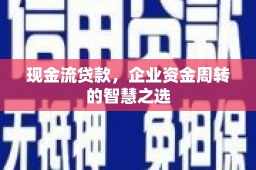 望城现金流贷款，企业资金周转的智慧之选