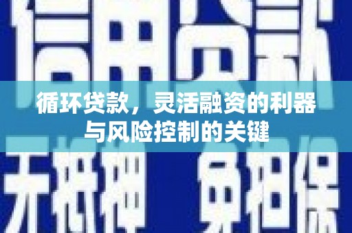 阿里山循环贷款，灵活融资的利器与风险控制的关键