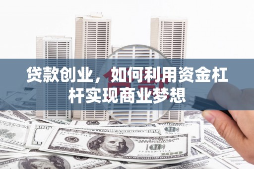 林芝贷款创业，如何利用资金杠杆实现商业梦想