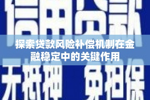 复兴探索贷款风险补偿机制在金融稳定中的关键作用