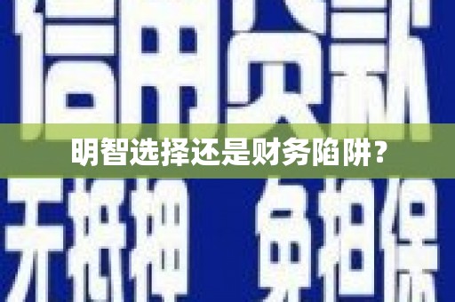 石冈明智选择还是财务陷阱？
